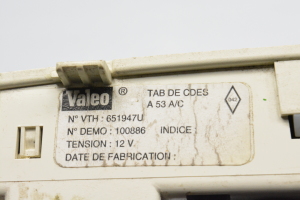 RENAULT Scenic (2003–2010) Heater control panel 651947U - 5