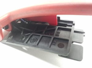  Engine cover opening handle in the passenger compartment 