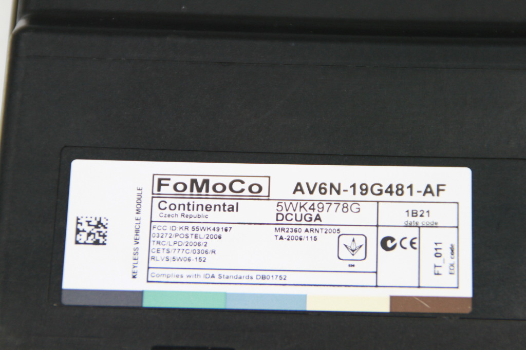 FORD Focus 3 generation (2011-2020) Centrallås kontrolenhed AV6N19G481AF 25208129