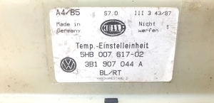 Volkswagen Passat B5 (1997–2005) Heater control panel 5HB 007 617-02 - 2