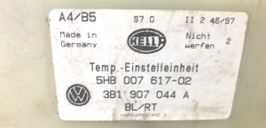 Volkswagen Passat B5 (1997–2005) Heater control panel 5HB 007 617-02 - 3
