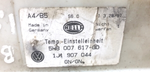 Volkswagen Passat B5 (1997–2005) Heater control panel 5HB 007 617-00 - 3