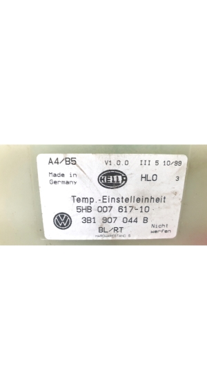 Volkswagen Passat B5 (1997–2005) Heater control panel 5HB 007 617-10 - 3