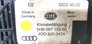 AUDI A8 D3 (2002–2010) Heater control panel 5HB 007 155-00 - 2