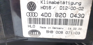AUDI A8 D2 (1994–2002) Salona sildītāja vadības panelis 4D0 820 043Q - 2