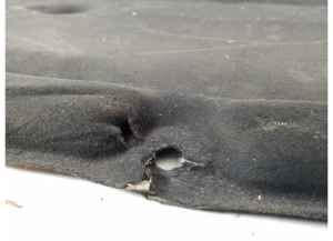 Mercedes Benz R-Class 251 (2006–2017) Hood sound insulation A2516820126 - 3