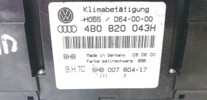AUDI A6 C5 (1997–2005) Heater control panel 4B0 820 043H - 3