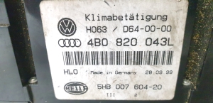 AUDI A6 C5 (1997–2005) Heater control panel 4B0 820 043L - 2