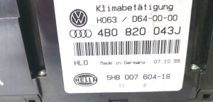 AUDI S6 (1999–2003) Salongi soojenduse juhtpaneel 4B0 820 043J - 3