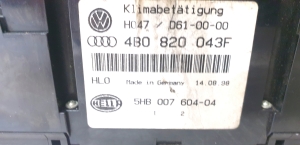 AUDI A6 C5 (1997–2005) Heater control panel 4B0 820 043F - 3