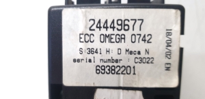 Opel Omega B (1994–2003) Heater control panel 24449677 - 3
