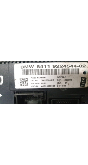 BMW X1 E84 (2009–2015) Heater control panel 6411 9224544-02 - 2