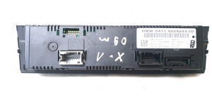 BMW X1 E84 (2009–2015) Heater control panel 6411 9224544-02 - 3