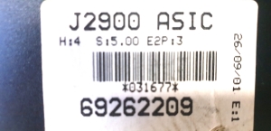 Opel Vectra B (1995–2002) Salona sildītāja vadības panelis J2900 ASIC - 2