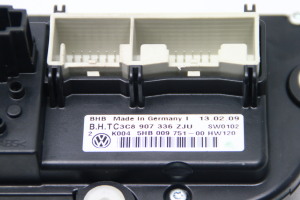 Volkswagen Golf VI (2008–2013) Heater control panel 3C8907336ZJU - 2