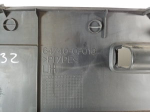 TOYOTA Corola Verso R1 (2004–2009) Trunk side trim panel 64740-0F010 - 2