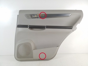   Rear side door trim and its details 