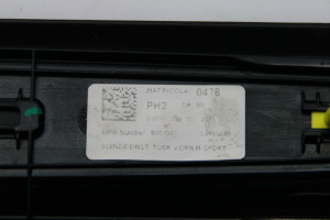 BMW 3 SERIES F30 (2011–2018) Inner sill trim 8051037 - 2