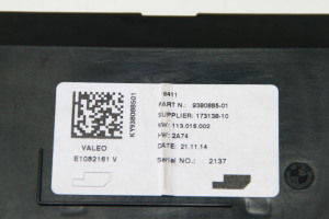 BMW 3 SERIES F30 (2011–2018) Conditioner control module 9380885 - 2