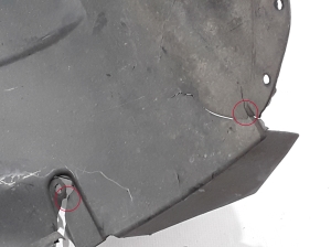 VOLVO S90 (2016–2026) Front wheel arch liner 31497668 - 4