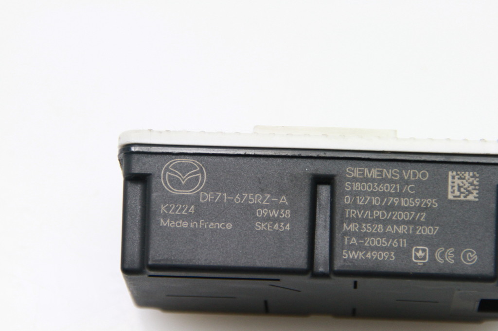 MAZDA 6 GH (2007-2013) Central locking control unit DF71675RZA 25208971