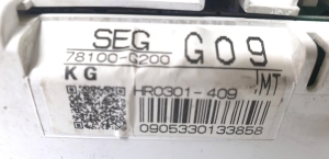 Honda Accord VII (2002–2008) Kombiinstrument 78100-G200 - 2