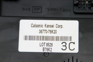 Suzuki Grand Vitara II (2005–2015) Komfortsteuergerät 3677076K20 - 3