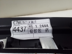 AUDI A6 C7 (2011–2018) Other dashboard part 4G0857051 - 4