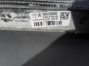 Peugeot 508 (2010–2017) Jahutusradiaator 9687359980 - 2