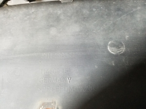 BMW 5 SERIES F10 (2010–2017) Front bumper 51117200712 - 3