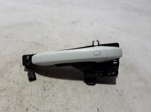 Front door external opening handle and its details