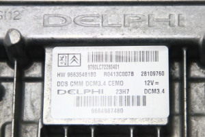 Peugeot 308 (2007–2015) Motorsteuergerät 9664987480 - 2
