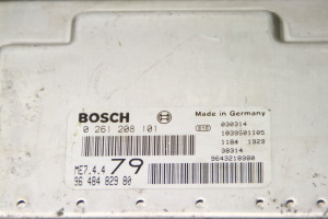 Peugeot 206 (1998–2013) Motorsteuergerät 9648482980 - 3