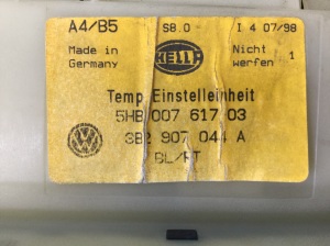 Volkswagen Passat B5 (1997–2005) Heater control panel 3B2907044A - 2