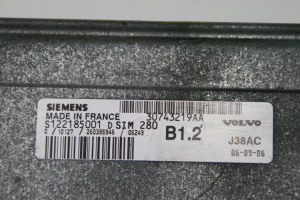 VOLVO S40 II (2004–2013) Motorsteuergerät 30743219AA - 3