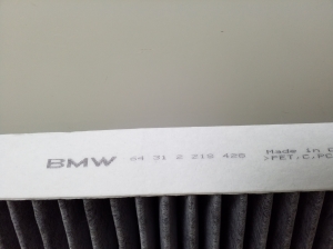 BMW X5 E53 (1999–2006) Cabin air filter element 2218428 - 3