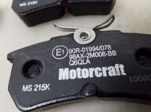 Ford Fiesta V (2002–2008) Tagumised piduriklotsid 98AX2M008BB - 3
