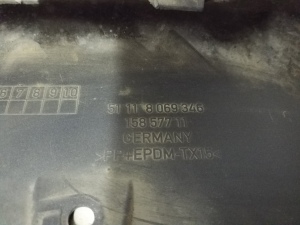 BMW 3 SERIES G20 (2018–2026) Esikaitseraud 8069346 - 2