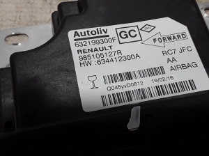 RENAULT Espace V (2014–2026) Airbag module 985105127R - 2