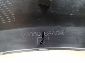 NISSAN Juke F16 (2018–2026) Front fender trim (flare) 638606PA0A - 2