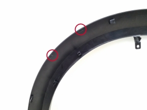 NISSAN Juke F16 (2018–2026) Front fender trim (flare) 638606PA0A - 2