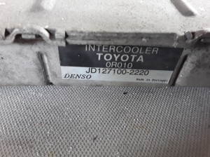 TOYOTA Corola Verso R1 (2004–2009) Vahejahuti radiaator JD1271002220 - 2