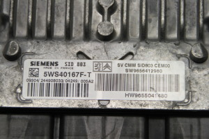 Peugeot 407 (2004–2010) Engine control unit 9655041480 - 2