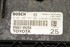 TOYOTA Aygo B 10 (2005–2014) Motorsteuergerät 896610H250 - 4