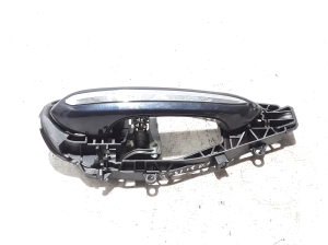   Front door external opening handle and its details  -  
