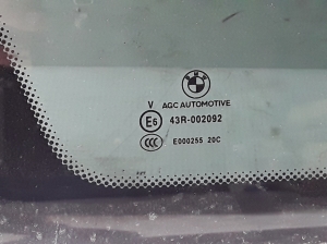 BMW 5 SERIES G31 (2017–2026) Seitenscheibe hinten (Karosserie) 7387467 - 4