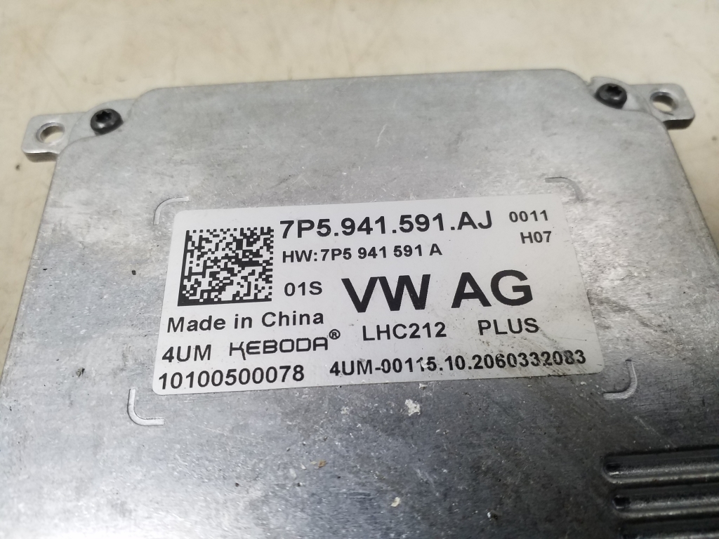 VOLKSWAGEN Golf 7 generation (2012-2024) Headlight Control Unit 7P5941591AJ 24945783