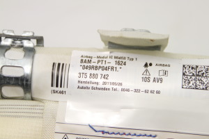 Skoda Superb (2008–2015) Katuse turvapadi 3T5880742 - 3