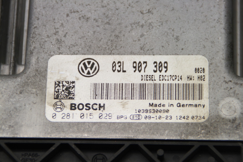 VOLKSWAGEN Passat B6 (2005-2010) Блок керування двигуном ECU 03L907309 27306711