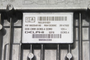 Citroen C5 II (2008–2016) Motorsteuergerät 9665843380 - 2